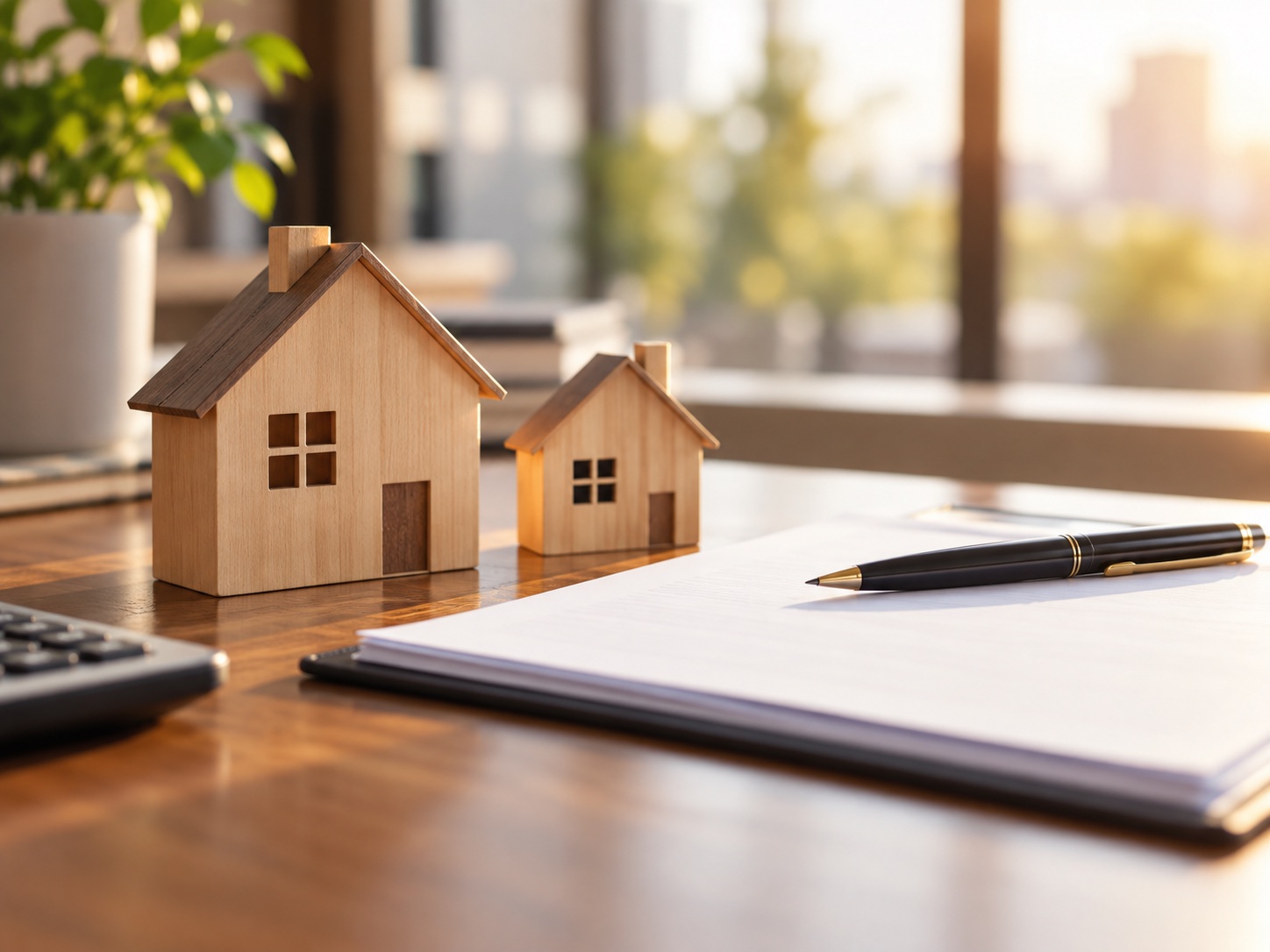 Homes and tax paperwork for rental property planning